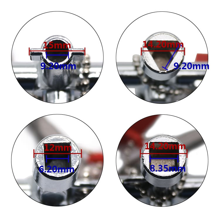 4 Way Multi-Tool for Gas, Electric Meter Boxes