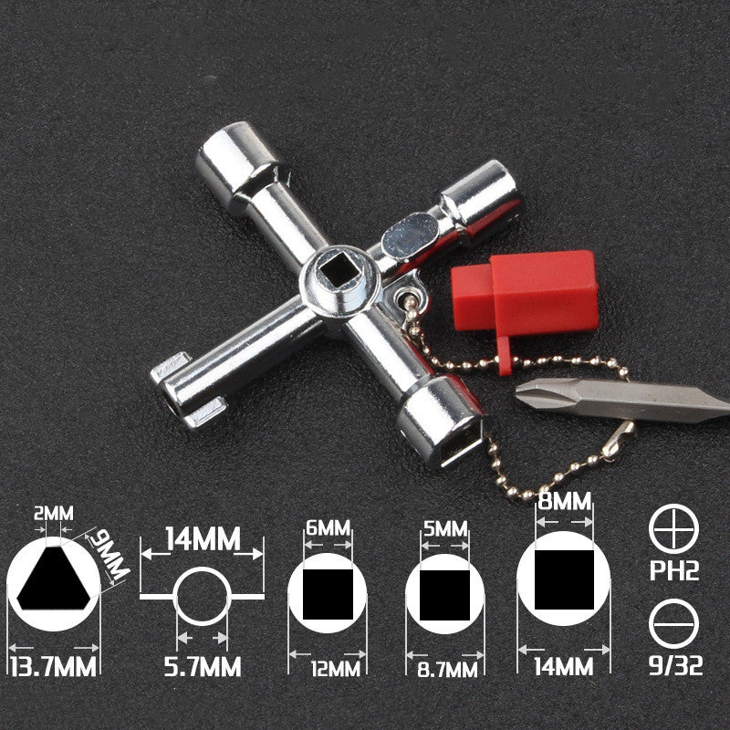 4 Way Multi-Tool for Gas, Electric Meter Boxes