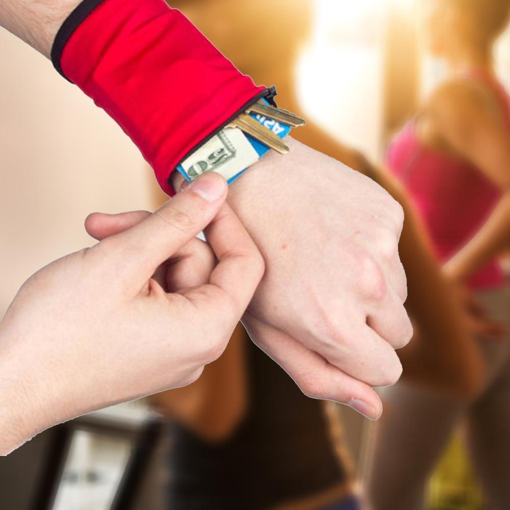 Multifunctional Pocket Wrist Band Storage