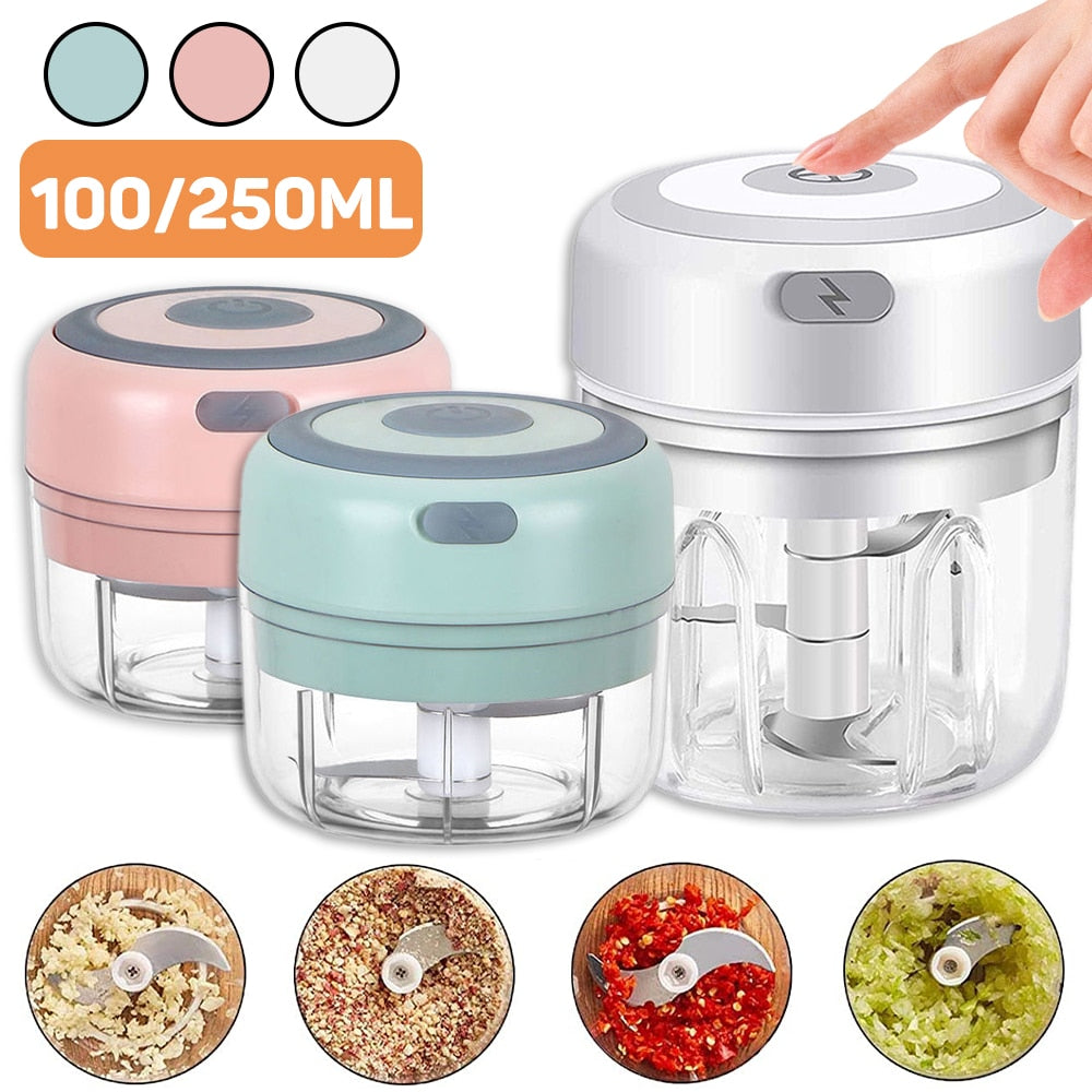 100/250mL Mini Electric Vegetable Blender