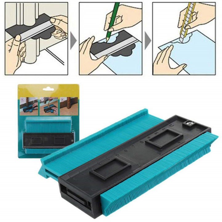 Radial Ruler Contour Gauge