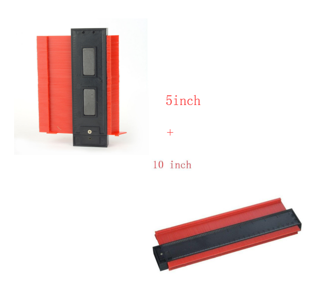 Radial Ruler Contour Gauge