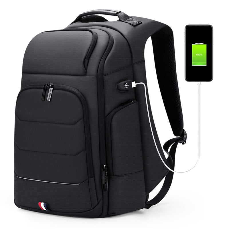 Fenruien Waterproof Backpack with USB Charging